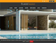 Tablet Screenshot of cabinet-flashimmo.com